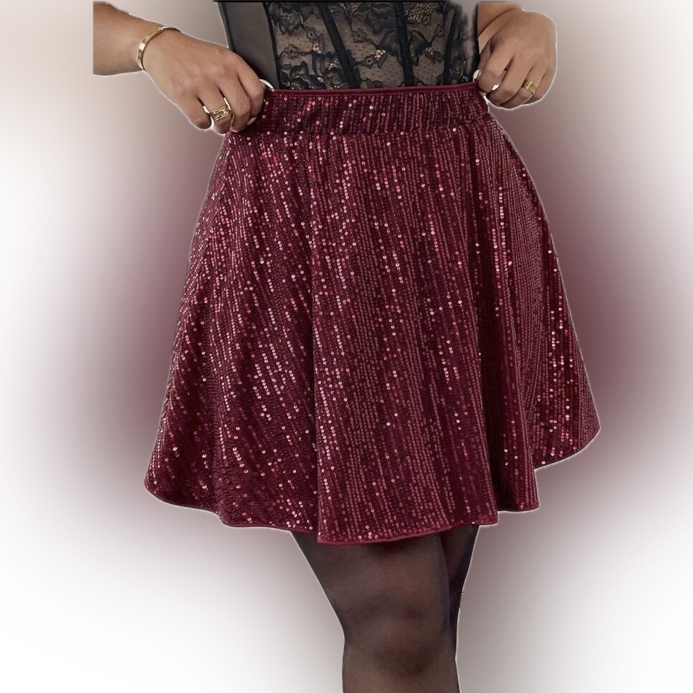 🪩 PLUS Sequin Skirt 🪩